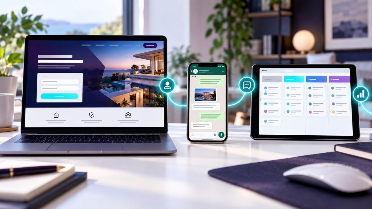Website con sistemas de captación